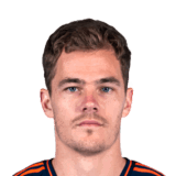 Tom Barlow op de 64 Common FC 27-spelerskaart