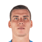 Andriy Lunin op de 80 Common FC 27-spelerskaart
