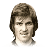 Kenny Dalglish op de 90 Base Icon FC 27-spelerskaart