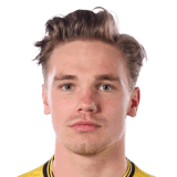 Jeppe Kjær op de 69 Common FC 27-spelerskaart