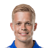 Christian Vestergaard op de 63 Common FC 27-spelerskaart