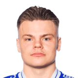 Fredrik Carson Pedersen op de 65 Common FC 27-spelerskaart