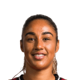 Gabrielle George op de 75 Common FC 27-spelerskaart