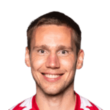 Fredrik Berglie op de 65 Common FC 27-spelerskaart
