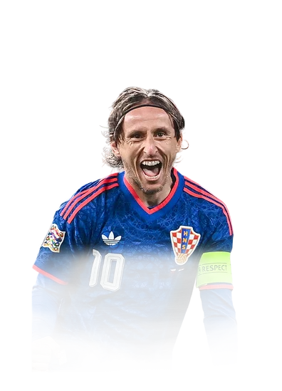 Modrić 86 Team of the Week CM FC 27 card