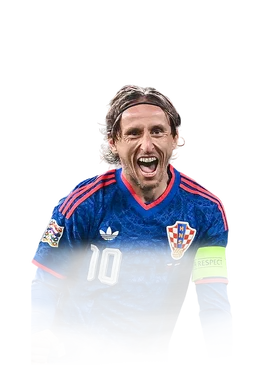 Modrić 86 Team of the Week CM FC 27 card