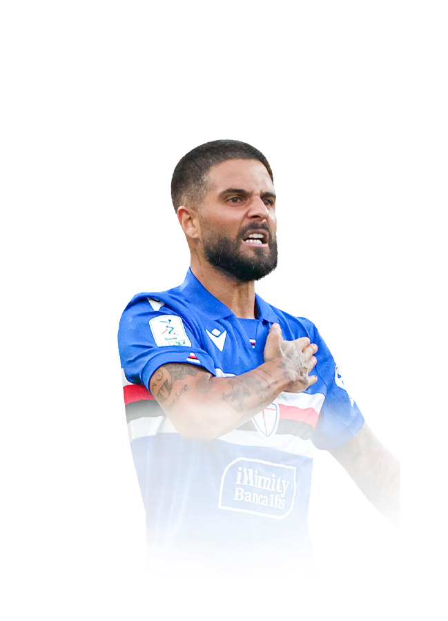 Lorenzo Insigne op de 84 FC Heritage FC 27-spelerskaart