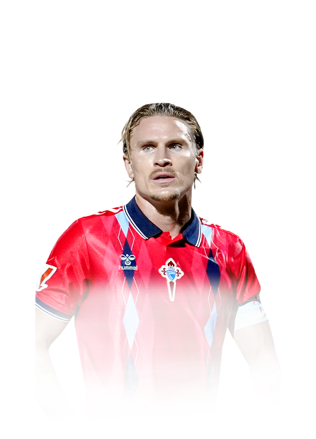 Carl Starfelt op de 82 Squad Foundations FC 27-spelerskaart