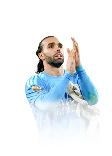 David Raya 89 Team of the Week GK FC 27 card