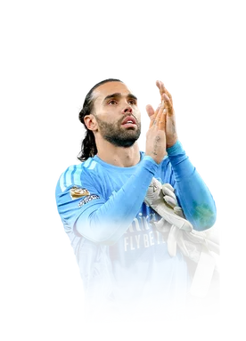 David Raya 89 Team of the Week GK FC 27 card
