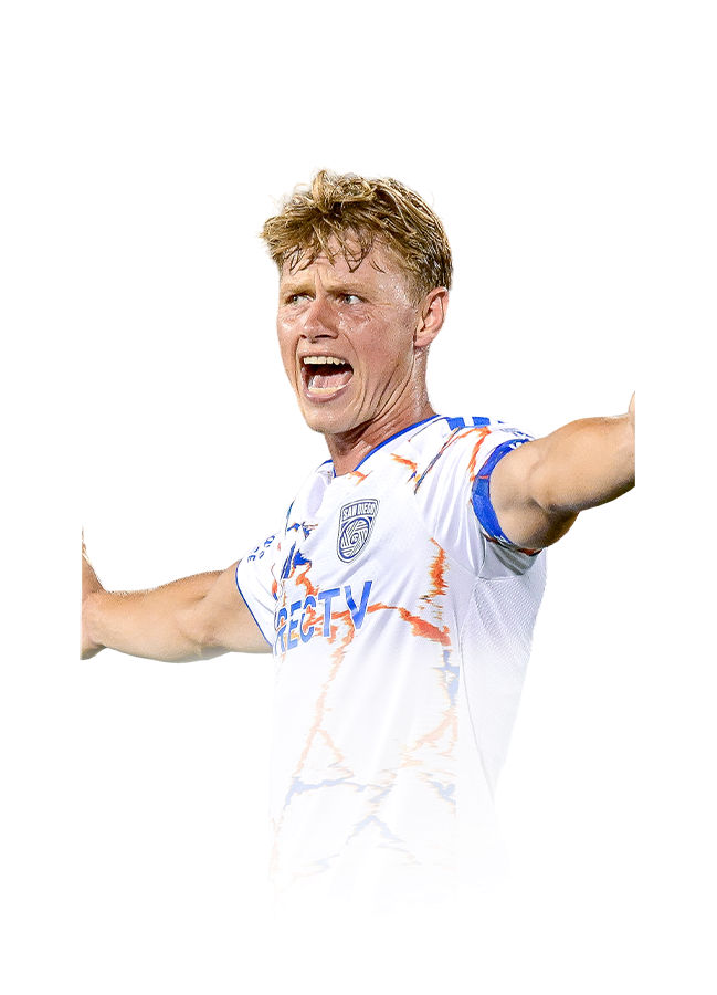 Jeppe Tverskov op de 83 Ultimate Scream FC 27-spelerskaart
