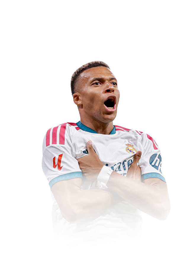 Kylian Mbappé op de 91 Destined for Glory FC 27-spelerskaart