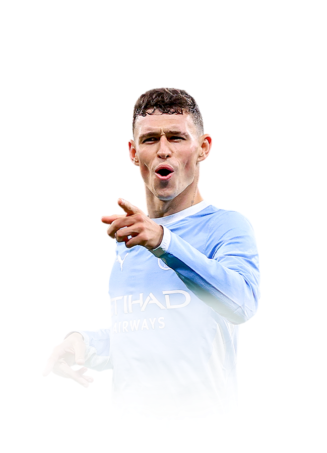 Phil Foden op de 87 Star Performer FC 27-spelerskaart