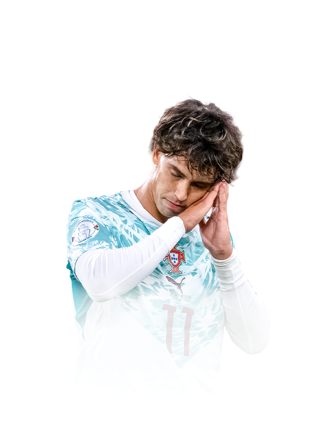 João Félix op de 84 Team of the Week FC 27-spelerskaart