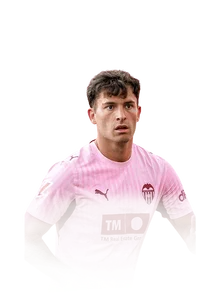 Hugo Duro 82 Squad Foundations ST FC 27 card
