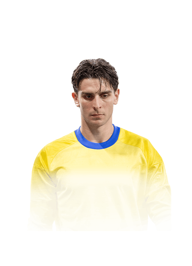 Konstantinos Tzolakis op de 81 Team of the Week FC 27-spelerskaart