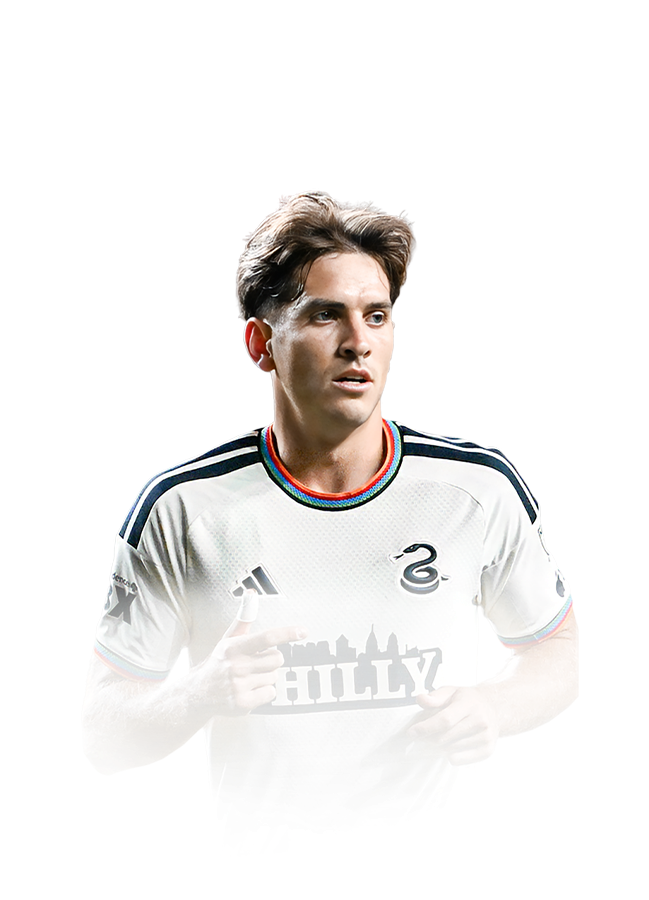 Milan Iloski op de 80 Team of the Week FC 27-spelerskaart