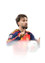 Álex Baena 84 Team of the Week LM FC 27 card
