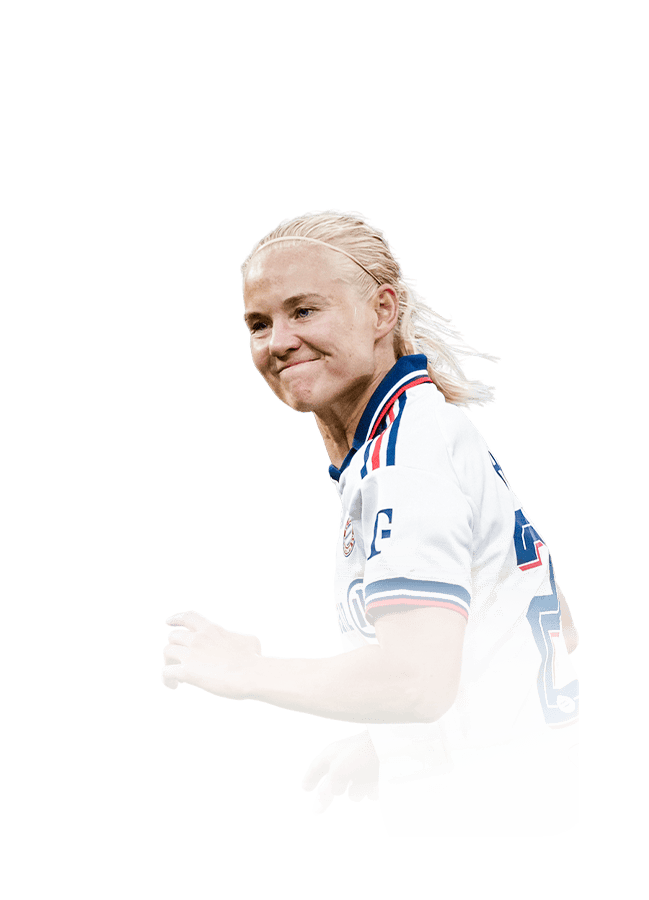 Pernille Harder op de 88 Destined for Glory FC 27-spelerskaart