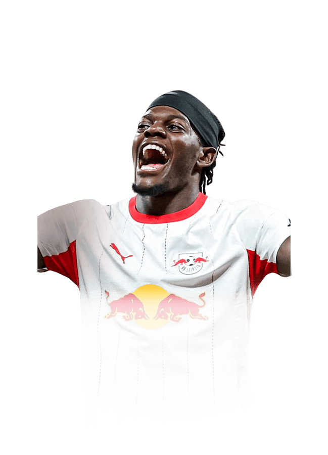Castello Lukeba op de 85 Ultimate Scream FC 27-spelerskaart