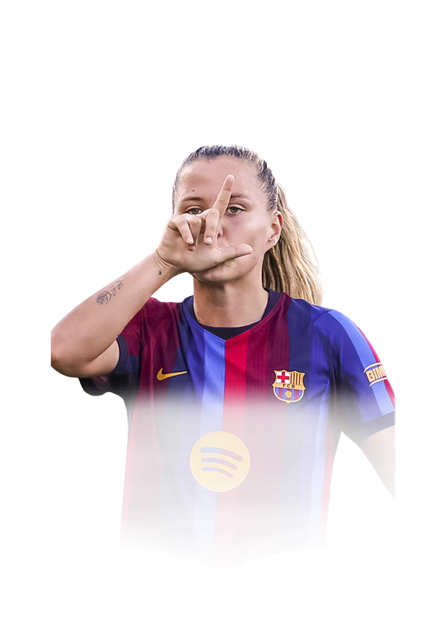 Claudia Pina op de 89 POTM LIGA F FC 27-spelerskaart