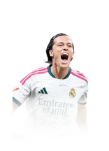 Álvaro Carreras 83 Team of the Week LB FC 27 card