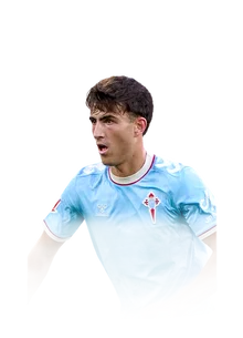 Javi Rodríguez 82 Team of the Week CB FC 27 card