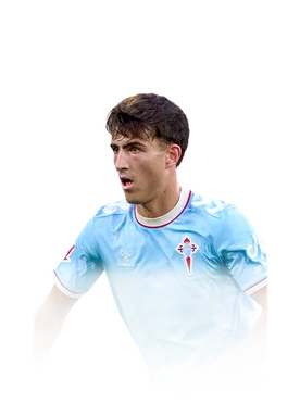 Javi Rodríguez 82 Team of the Week CB FC 27 card