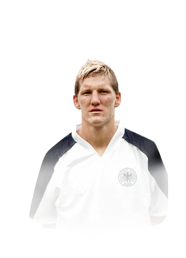 Bastian Schweinsteiger op de 86 Debut International Icon FC 27-spelerskaart