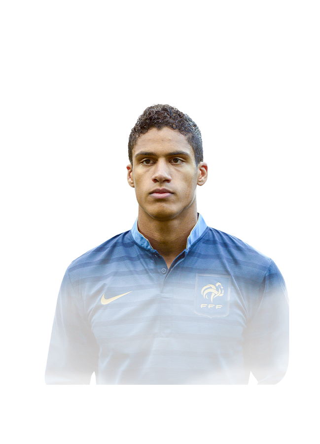 Raphaël Varane op de 86 Debut International Icon FC 27-spelerskaart