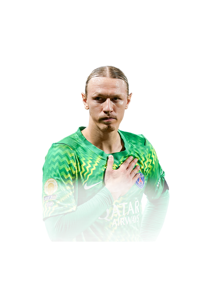 Matvey Safonov op de 84 Team of the Week FC 27-spelerskaart