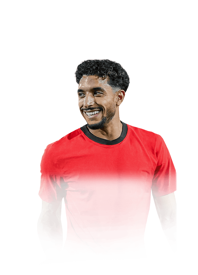 Omar Marmoush op de 84 Team of the Week FC 27-spelerskaart