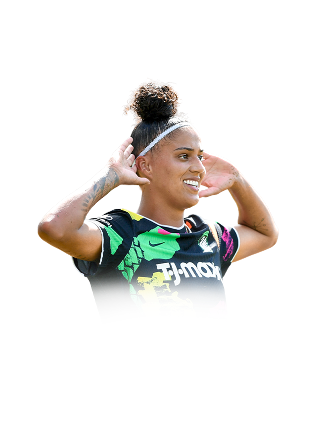 Amanda Gutierres op de 83 Team of the Week FC 27-spelerskaart