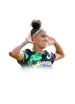 Amanda Gutierres 83 Team of the Week ST FC 27 card