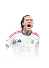 Álvaro Carreras 83 Team of the Week LB FC 27 card