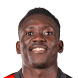 Arthur Avom Ebong op de 75 Common FC 27-spelerskaart