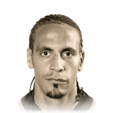 Rio Ferdinand op de 89 Base Icon FC 27-spelerskaart