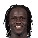 Akol Akon op de 57 Common FC 27-spelerskaart