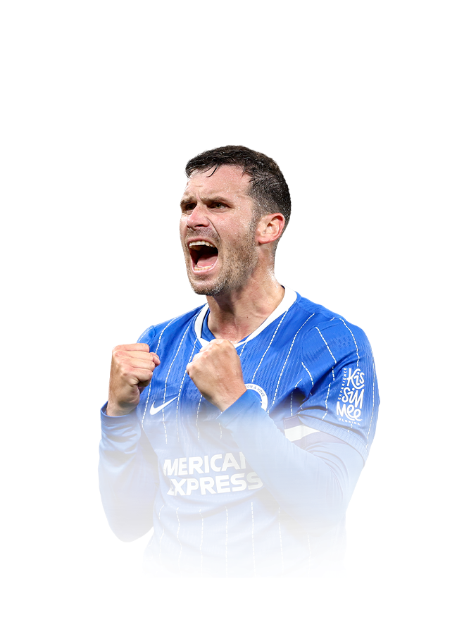 Pascal Groß op de 84 POTM Premier League FC 27-spelerskaart