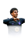 Lamine Yamal 91 Star Performer RW FC 27 card